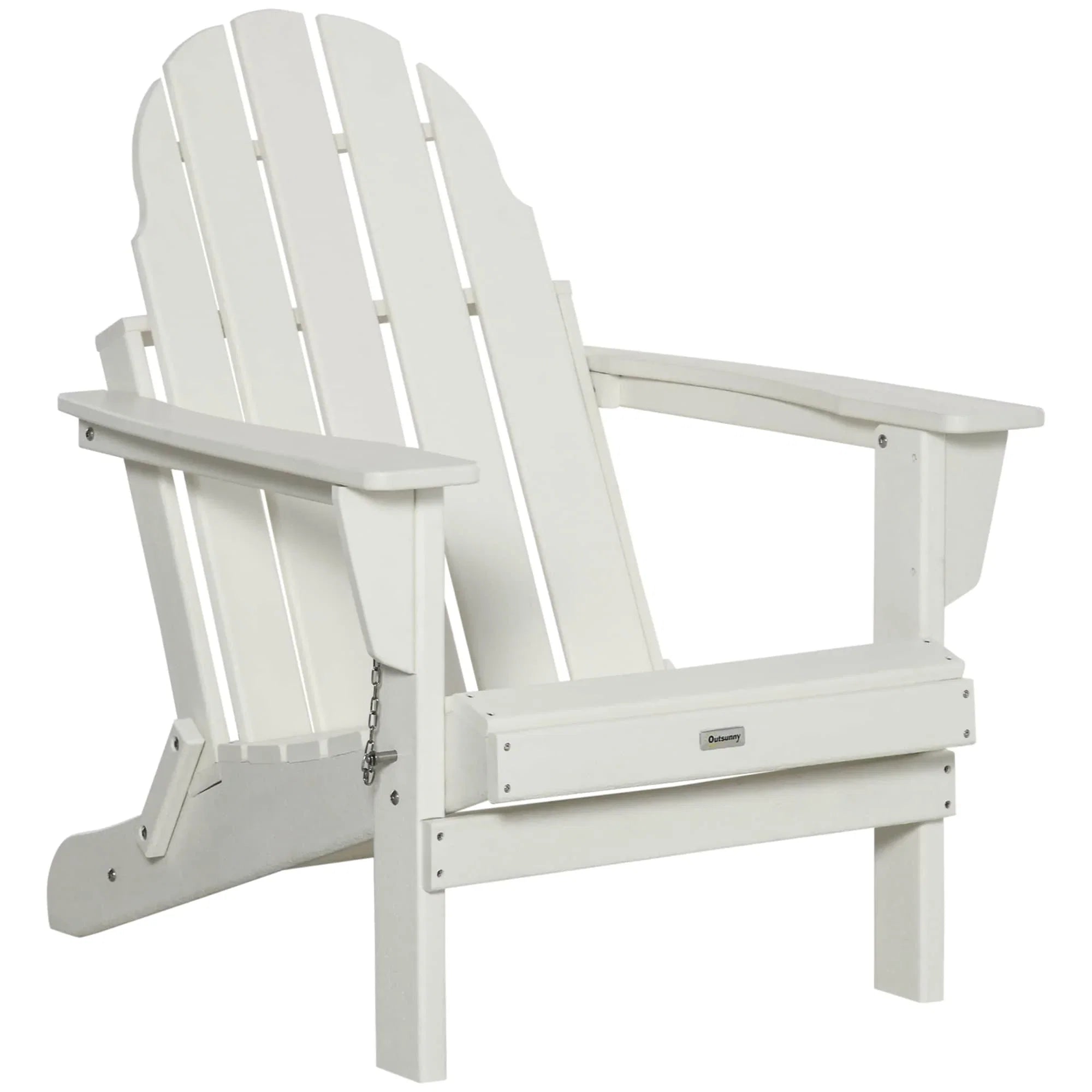 Chaise Adirondack pliante, chaises longues de plage en plastique HDPE toutes saisons pour terrasse et mobilier de jardin
