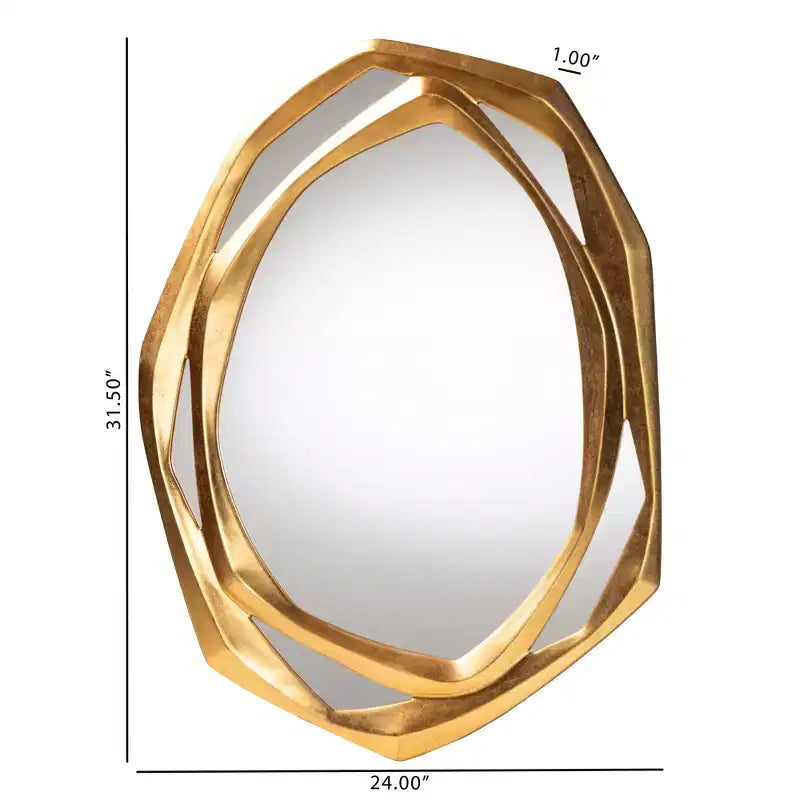 Goldleaf Accent Wall Mirror