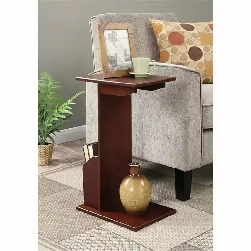 Round Wood Table Top End Table 1 -piece