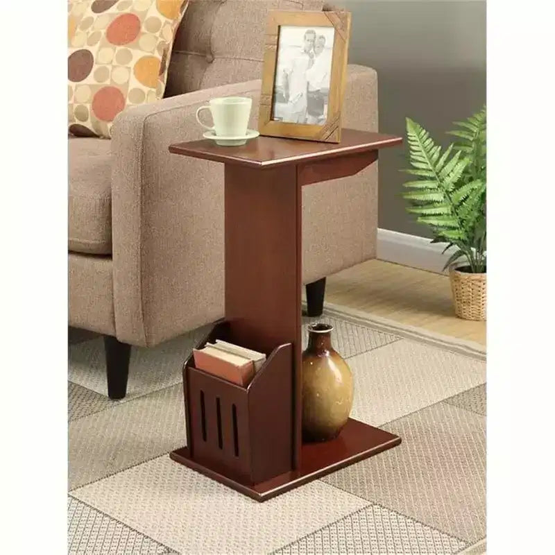 Round Wood Table Top End Table 1 -piece