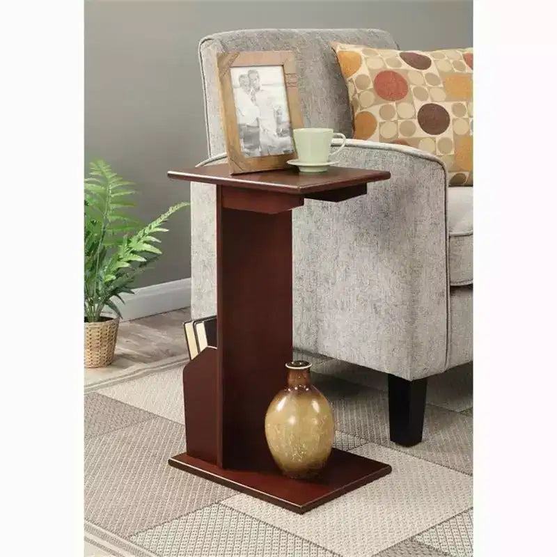 Round Wood Table Top End Table 1 -piece