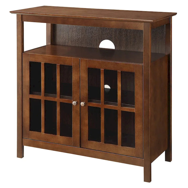 Meuble TV Big Sur Highboy de 40 pouces avec rangements, par Convenience Concepts