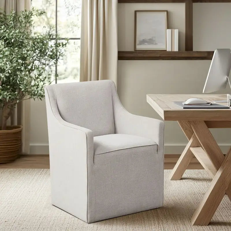 Chaise de salle à manger Charlotte avec roulettes