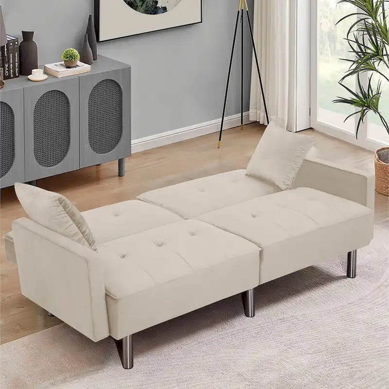 80 Canapé-lit futon convertible