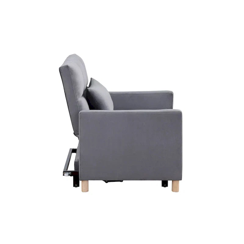 Fauteuil Lit Convertible 3 en 1, Noir