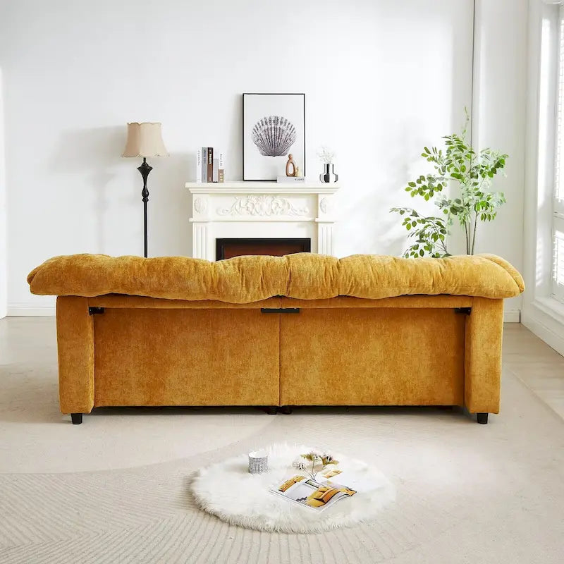 99.2  Canapé profond Chenille Confort, Canapé nuage moelleux tapissé