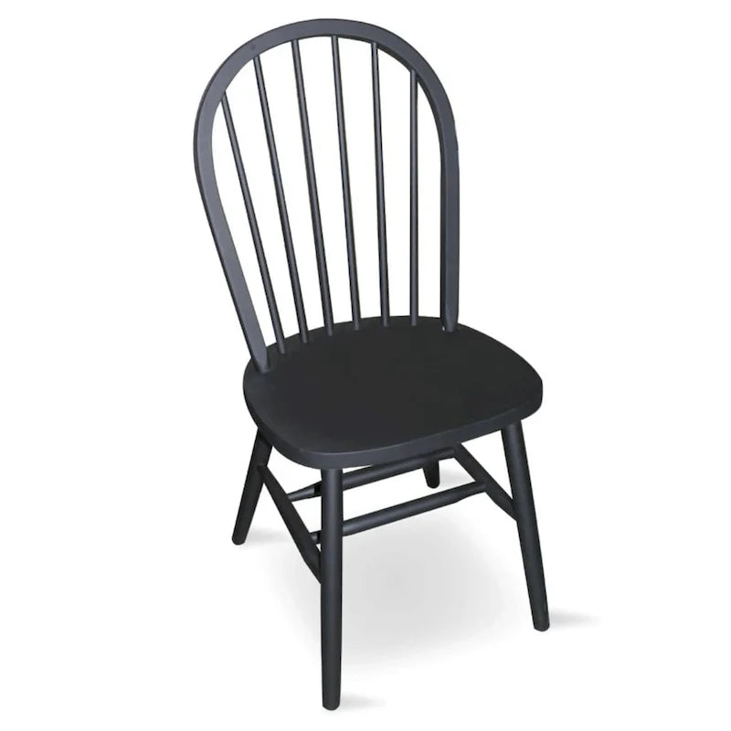 Chaise de salle à manger à dossier fuseau Windsor en bois massif International Concepts