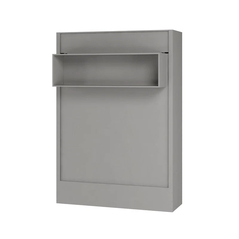 Lit escamotable contemporain brésilien Easy Lift Queen avec étagère