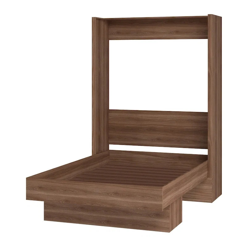 Lit escamotable contemporain brésilien Easy Lift Queen avec étagère