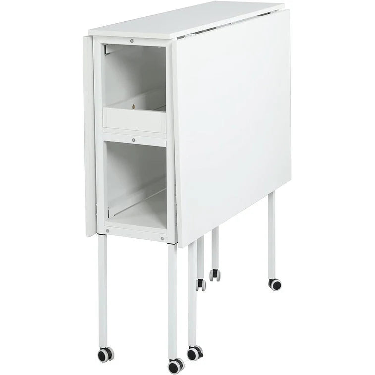 Table artisanale réglable en hauteur avec étagères de rangement, table de coupe pliante mobile pour bureau à domicile, salle de couture, salle d'artisanat