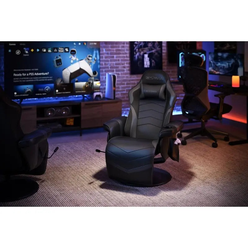 Fauteuil inclinable de jeu - Chaise de jeu inclinable avec repose-pieds