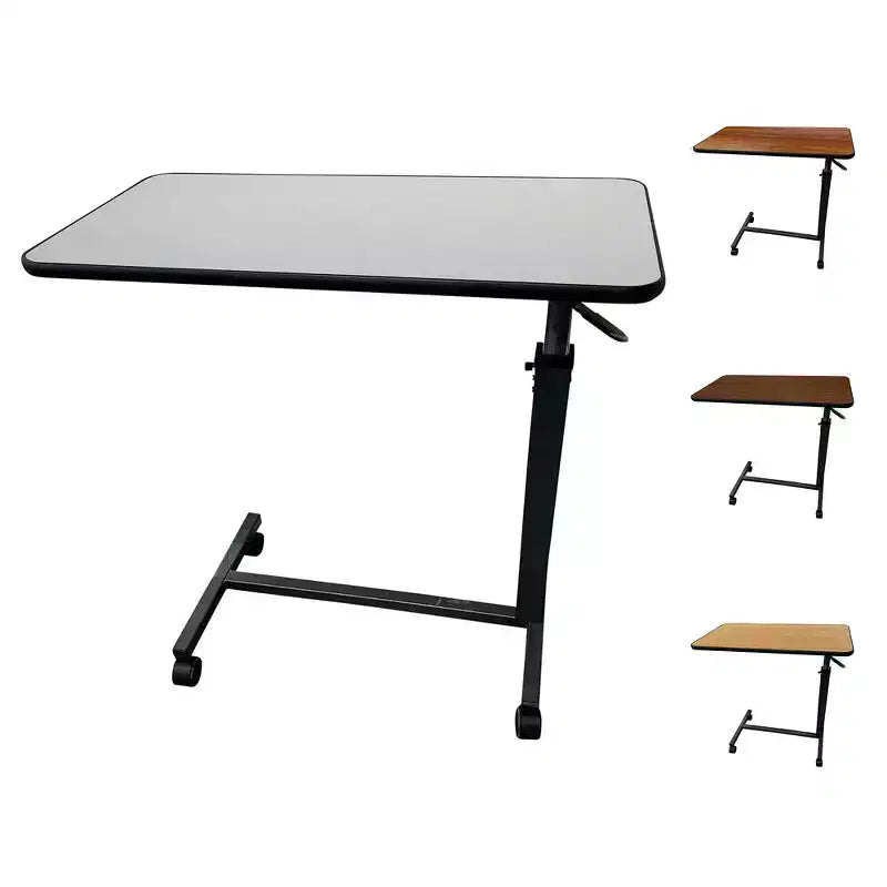 ProHeal Rolling Medical Overbed Table with Wheels and Adjustable Height for Hospital and Home Use