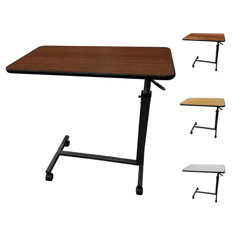 ProHeal Rolling Medical Overbed Table with Wheels and Adjustable Height for Hospital and Home Use