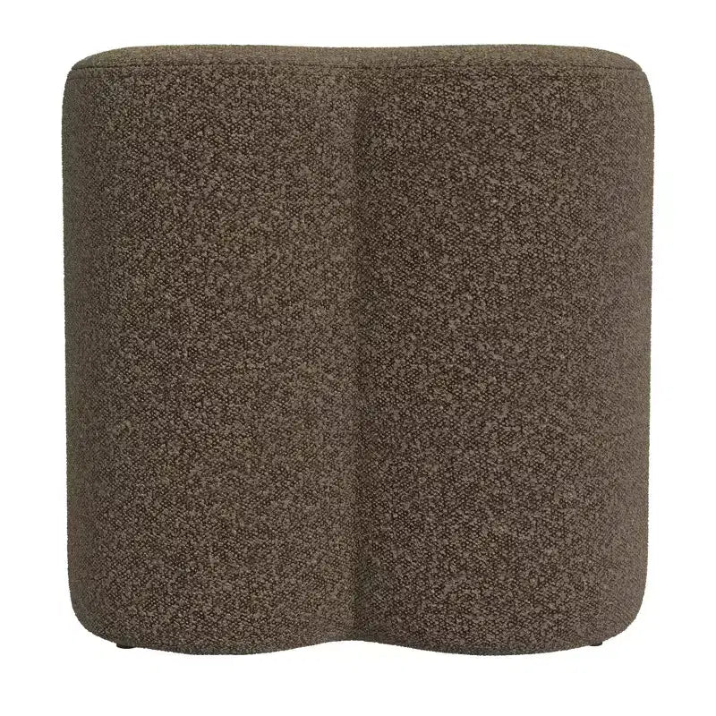 Clover Shaped Chenille Ottoman