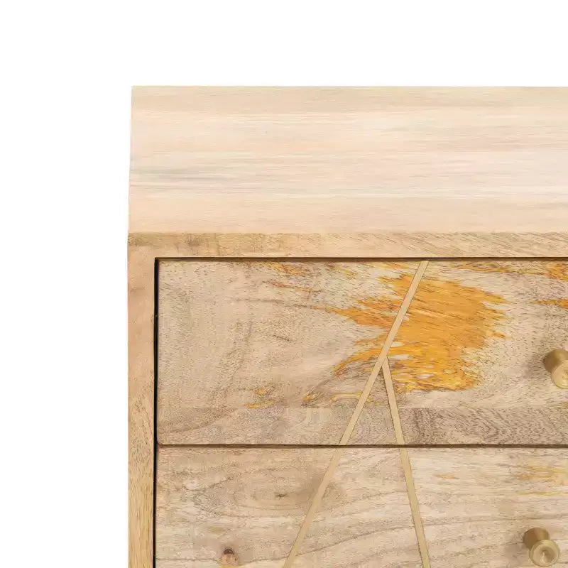 2 Drawer Cushion Seated Bench - Off-White