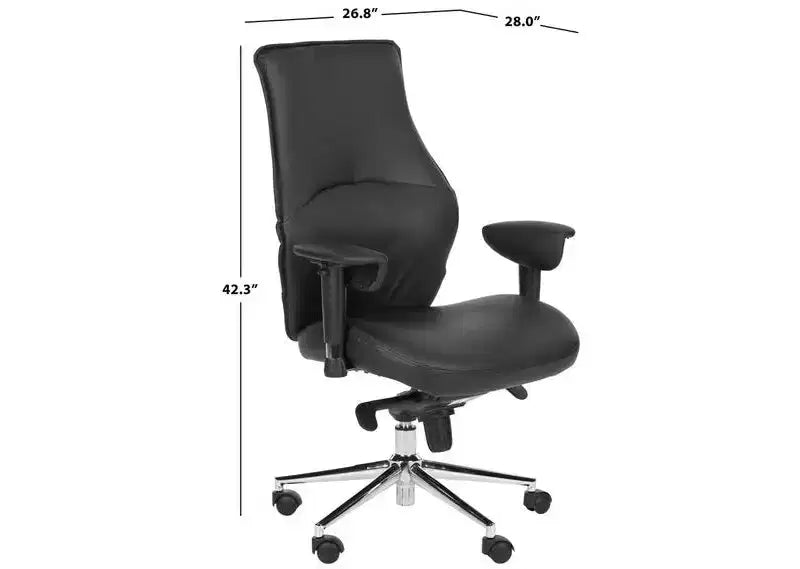 Desk Chair - Height Adjustable - Black