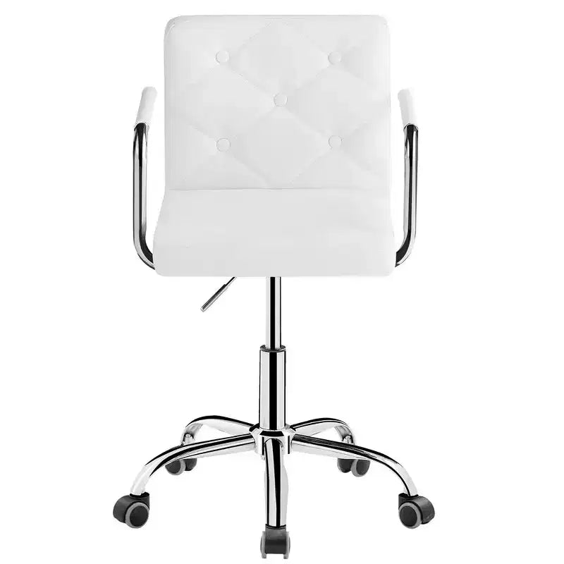 VECELO Rolling Work Chair for Home Office Desk Adjustable Height