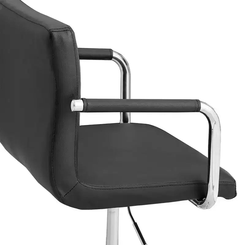 VECELO Rolling Work Chair for Home Office Desk Adjustable Height