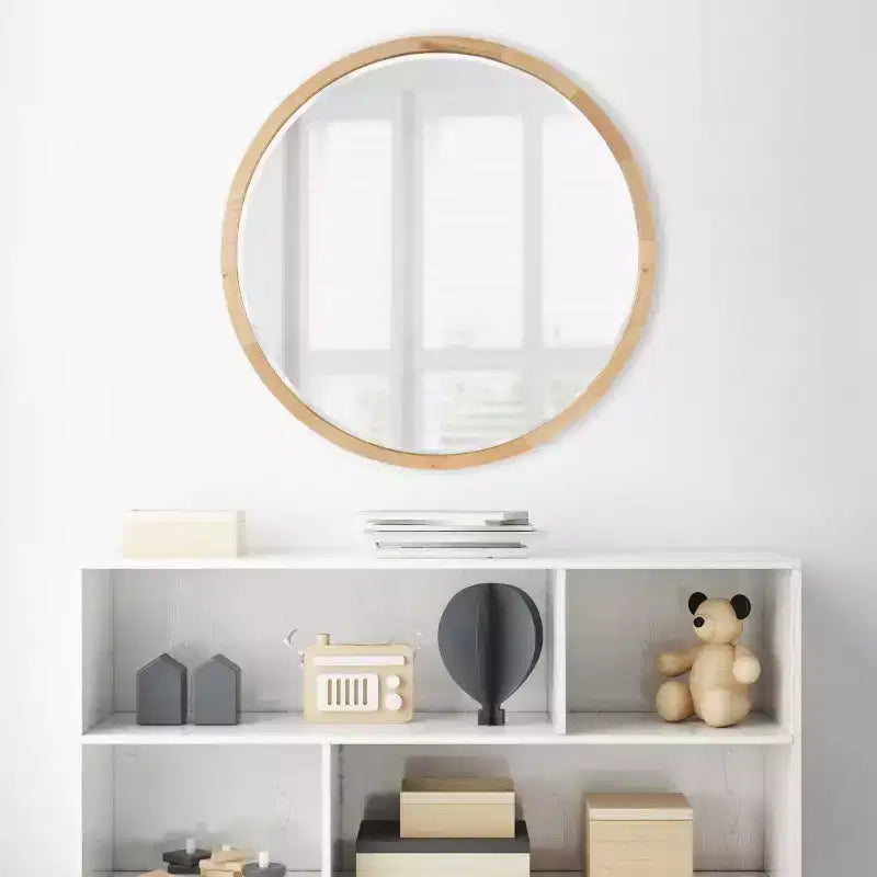 McLean Round Wall Mirror - Kate & Laurel All Things Decor