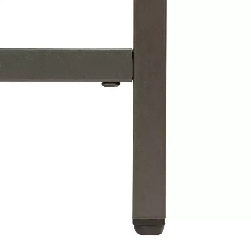 5 Shelf 1 Drawer Etagere - Rustic Oak/Gunmetal