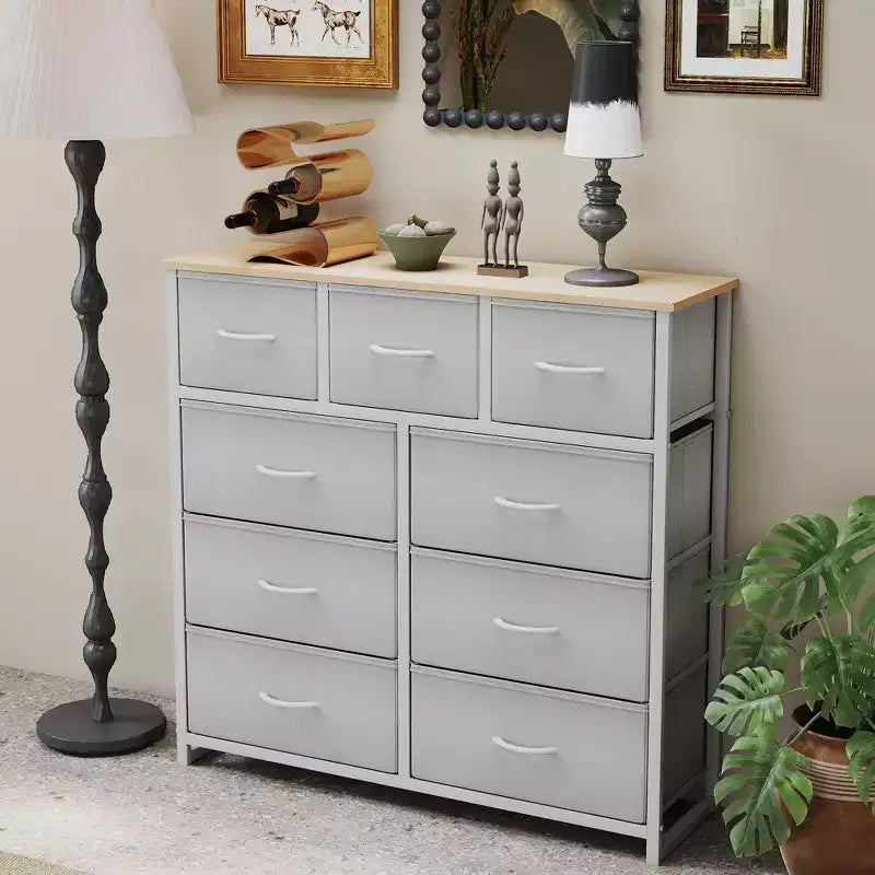 9 Drawer Storage Dresser Chest