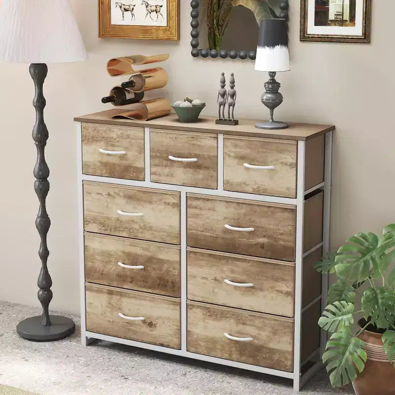 9 Drawer Storage Dresser Chest