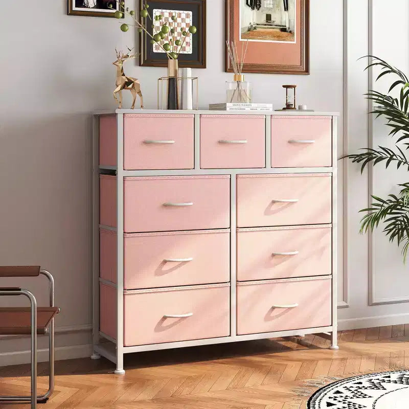 9 Drawer Storage Dresser Chest