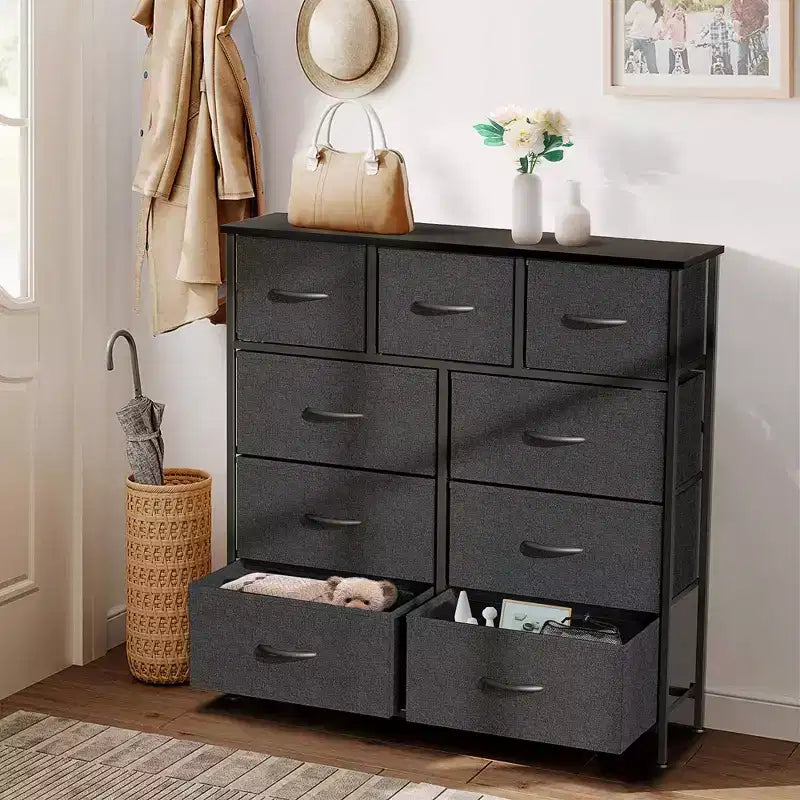 9 Drawer Storage Dresser Chest