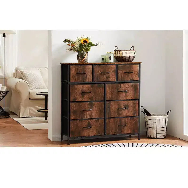 9 Drawer Storage Dresser Chest