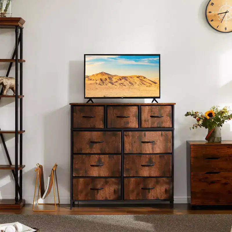 9 Drawer Storage Dresser Chest