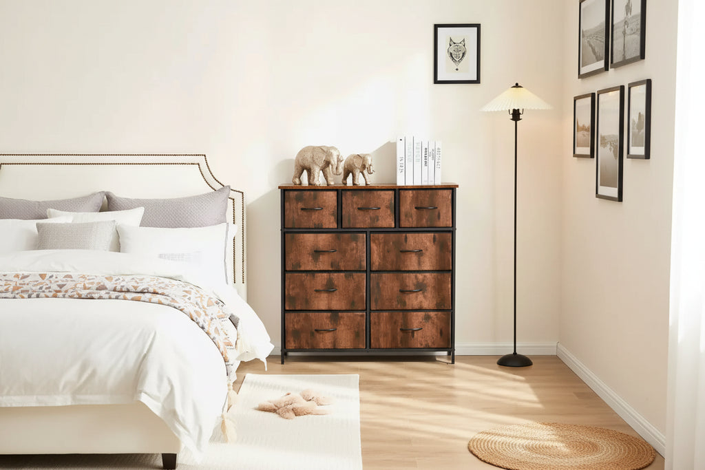 9 Drawer Storage Dresser Chest