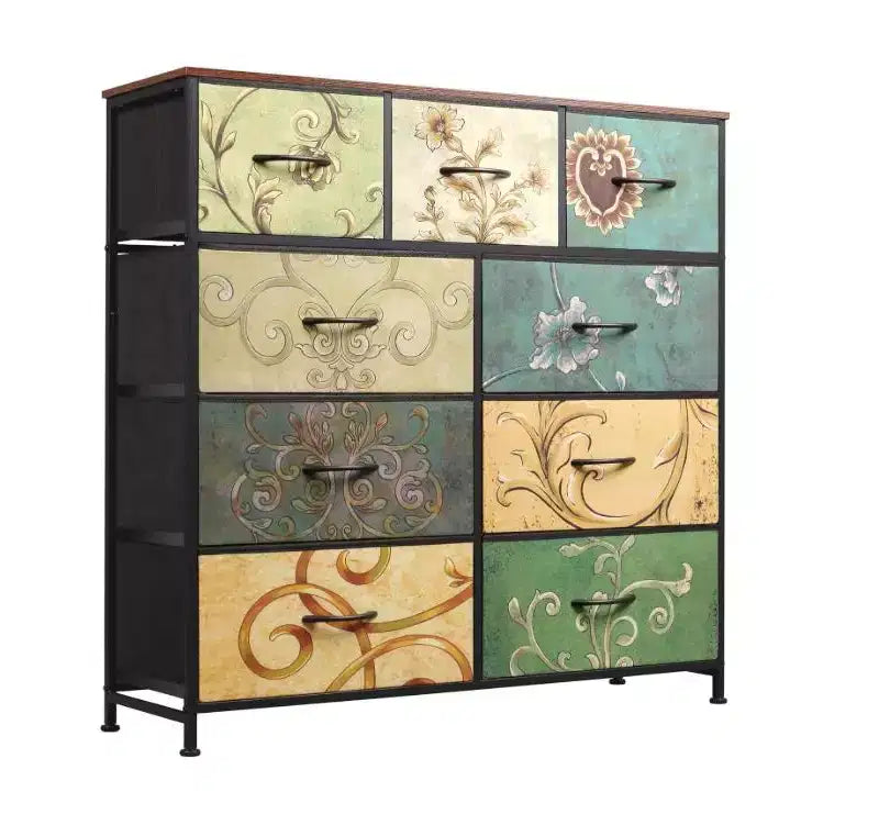 9 Drawer Storage Dresser Chest