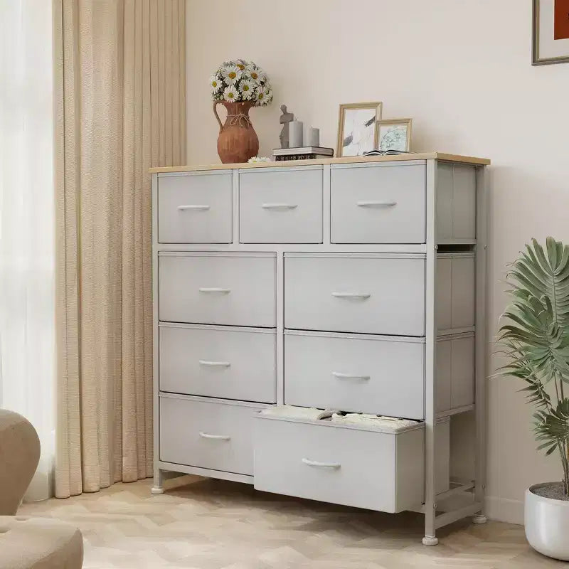 9 Drawer Storage Dresser Chest