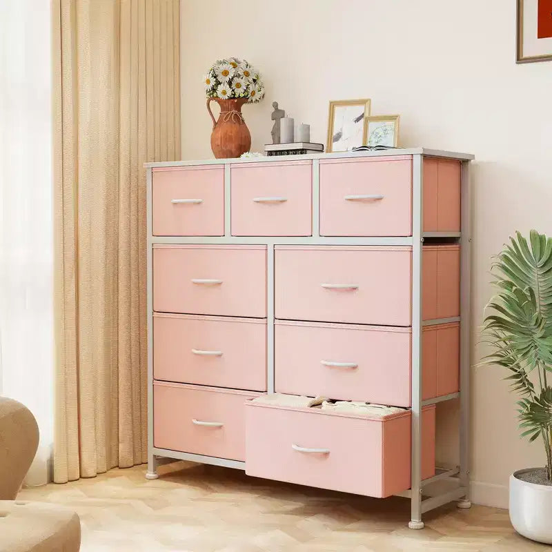 9 Drawer Storage Dresser Chest