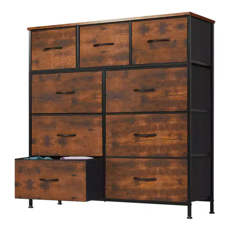 9 Drawer Storage Dresser Chest
