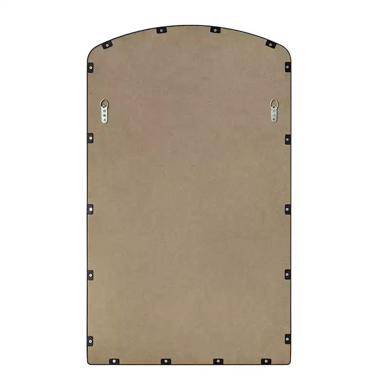 Arched Metal Framed Wall Bathroom Vanity Mirror