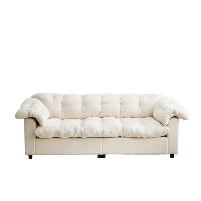 99.2  Canapé profond Chenille Confort, Canapé nuage moelleux tapissé