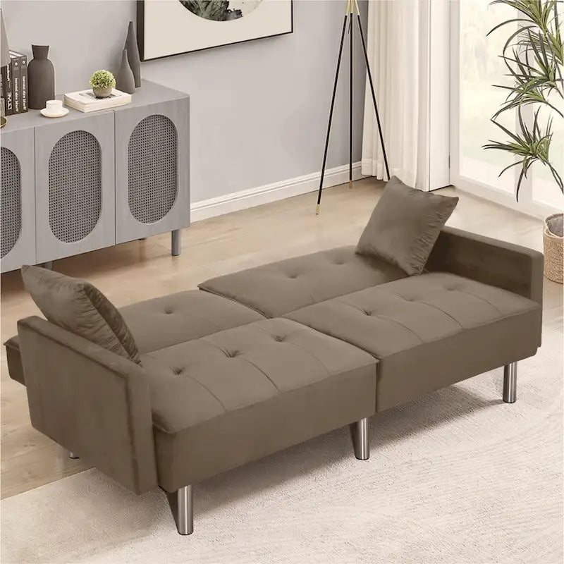 80 Canapé-lit futon convertible