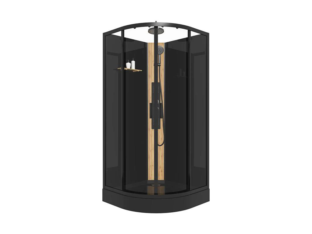 Douche hydromassante - Noir