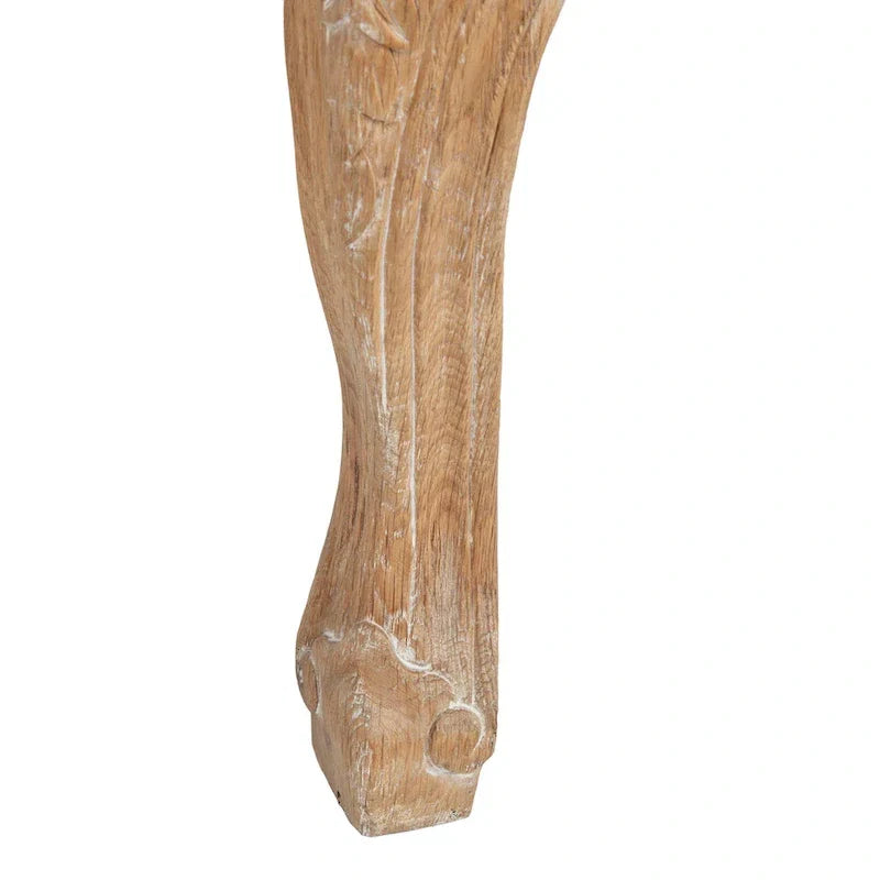 Fauteuil à oreilles Kali Oak en lin naturel - 34Lx34Px40H