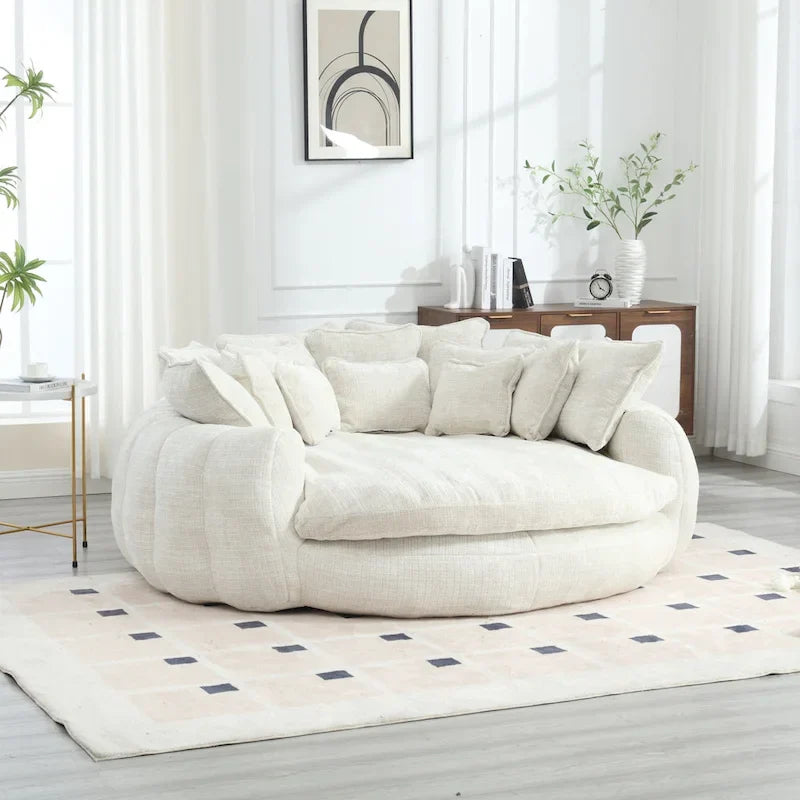 Canapé-lit double confortable, canapé-lit surdimensionné avec accoudoirs