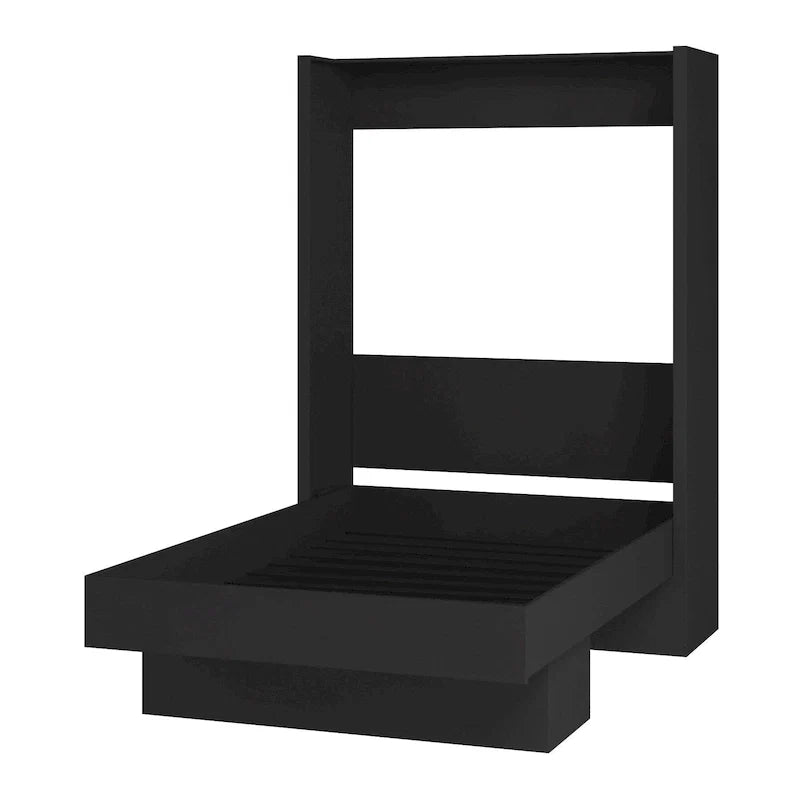 Lit escamotable contemporain brésilien Easy Lift Queen avec étagère